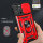 Panzer Hülle iPhone 16 Pro Max Handyhülle mit Kameraschutz Ringhalter Rot
