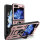 Outdoor Panzer Hülle für Samsung Galaxy Z Flip 6 mit Kameraschutz Ringhalter Rosegold