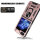 Outdoor Panzer Hülle für Samsung Galaxy Z Flip 6 mit Kameraschutz Ringhalter Rosegold