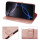 Hülle für iPhone 16 Pro Handy Tasche Handyhülle Schutzhülle Klapphülle Rosegold