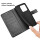 Hülle für iPhone 16 Pro Handy Tasche Handyhülle Schutzhülle Klapphülle Schwarz