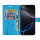 Hülle für iPhone 16 Pro Handy Tasche Handyhülle Schutzhülle Klapphülle Blau