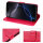 Hülle für iPhone 16 Pro Max Handy Tasche Handyhülle Schutzhülle Klapphülle Rot