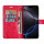 Hülle für iPhone 16 Pro Max Handy Tasche Handyhülle Schutzhülle Klapphülle Rot