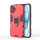 Hülle iPhone 16 Handyhülle Stoßfest 360° Drehbarer Ring Ständer TPU Back Cover Rot