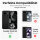 Outdoor Panzer Hülle Google Pixel 8A Handyhülle mit Kameraschutz Ringhalter Cover Schwarz