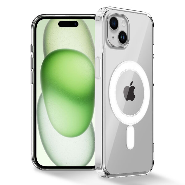 Handyhülle für Apple iPhone 15 - Magnet Case Transparent