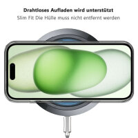 Handyhülle mit integrierter Magnet für iPhone 15 Plus Handyhülle Bumper Transparent