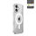 Handyhülle mit integrierter Magnet für iPhone 16 Plus Handyhülle Bumper Transparent