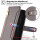Handykette Xiaomi Redmi 14C Hülle mit Band Handyhülle Kartenfächer PU Leder Umhängetasche Grau