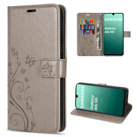 Handy Tasche für Samsung Galaxy A16 5G Hülle Handyhülle Klapphülle Wallet Case Grau