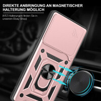 Outdoor Panzer Hülle Xiaomi 14T Handyhülle Kameraschutz Ringhalter in Rosegold