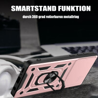 Outdoor Panzer Hülle Xiaomi 14T Handyhülle Kameraschutz Ringhalter in Rosegold