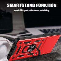 Outdoor Panzer Hülle Xiaomi 14T Handyhülle Kameraschutz Ringhalter in Rot
