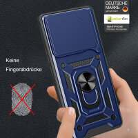 Outdoor Panzer Hülle Xiaomi 14T Pro Handyhülle Kameraschutz Ringhalter in Blau