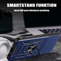 Outdoor Panzer Hülle Xiaomi 14T Pro Handyhülle Kameraschutz Ringhalter in Blau