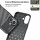 SPARSET Carbon Hülle + 2x 9H Panzerfolie für iPhone 16, Schutz Outdoor Case Cover
