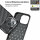 SPARSET Carbon Hülle + 2x 9H Panzerfolie für iPhone 16 Pro Max, Schutz Outdoor Case Cover