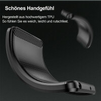 SPARSET Carbon Hülle + 2x 9H Panzerfolie für Google Pixel 9 / 9 Pro, Schutz Outdoor Case Cover