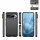 SPARSET Carbon Hülle + 2x 9H Panzerfolie für Google Pixel 9 / 9 Pro, Schutz Outdoor Case Cover