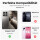 SPARSET Carbon Hülle + 2x 9H Panzerfolie für Xiaomi 14T, Schutz Outdoor Case Cover