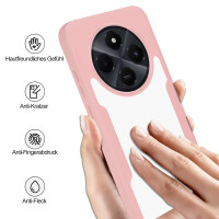 360° Grad Hülle Xiaomi Redmi 14C Rundum vollschutz Integriertem Displayschutz in Rosa