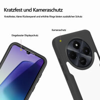360° Grad Hülle Xiaomi Redmi 14C Rundum vollschutz Integriertem Displayschutz in Schwarz