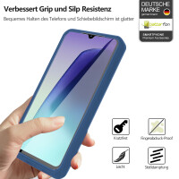 360° Grad Hülle Xiaomi Redmi 14C Rundum vollschutz Integriertem Displayschutz in Blau