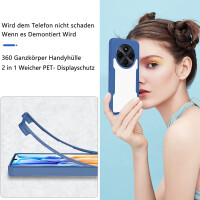 360° Grad Hülle Xiaomi Redmi 14C Rundum vollschutz Integriertem Displayschutz in Blau