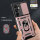 Outdoor Panzer Hülle für Samsung Galaxy S24 FE mit Kameraschutz Ringhalter Bumper in Rosegold