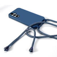 Handykette für Samsung Hanyhülle mit Band Hülle mit Kodel Smartphone Halskette Galaxy A16 in Blau