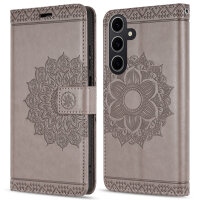 Handy Tasche für Samsung Galaxy A05s Hülle Handyhülle Klapphülle Wallet Case in Grau