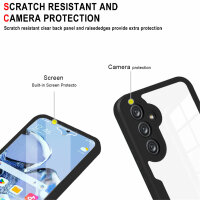 360° Grad Hülle für Samsung Galaxy S25 vollschutz mit Integriertem Displayschutz Schwarz