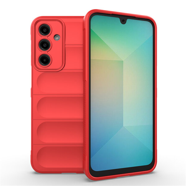 Hülle für Samsung Galaxy A16 Handyhülle Outdoor Case Cover Bumper in Rot