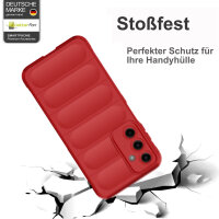 Hülle für Samsung Galaxy A16 Handyhülle Outdoor Case Cover Bumper in Rot