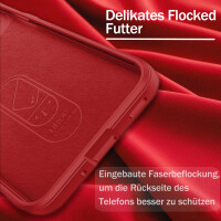 Hülle für Samsung Galaxy A16 Handyhülle Outdoor Case Cover Bumper in Rot