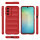 Hülle für Samsung Galaxy A16 Handyhülle Outdoor Case Cover Bumper in Rot
