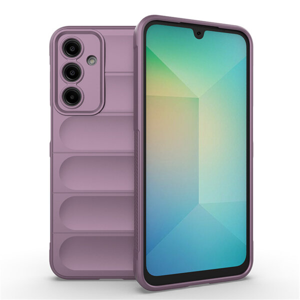 Hülle für Samsung Galaxy A16 Handyhülle Outdoor Case Cover Bumper in Lila