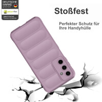 Hülle für Samsung Galaxy A16 Handyhülle Outdoor Case Cover Bumper in Lila