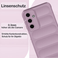 Hülle für Samsung Galaxy A16 Handyhülle Outdoor Case Cover Bumper in Lila