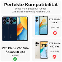 Handy Tasche ZTE Blade V60 Vita Handyhülle Hülle Wallet Case
