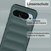 Hülle für Google Pixel 9 / 9 Pro Handyhülle Handy Tasche Back Cover Bumper TPU Case in Grün