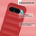 Hülle für Google Pixel 9 / 9 Pro Handyhülle Handy Tasche Back Cover Bumper TPU Case in Rot