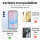 Hülle für Samsung Galaxy S24 FE Handyhülle Outdoor Case Cover Bumper in Hellblau