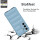 Hülle für Samsung Galaxy S24 FE Handyhülle Outdoor Case Cover Bumper in Hellblau