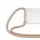 Handykett für Xiaomi Redmi 14C / Poco C75 Hülle mit Kordel Handyhülle mit Band in Beige / Braun