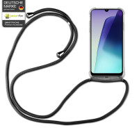 Handykett für Xiaomi Redmi 14C / Poco C75 Hülle mit Kordel Handyhülle mit Band in Schwarz