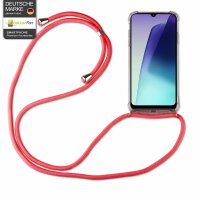 Handykett für Xiaomi Redmi 14C / Poco C75 Hülle mit Kordel Handyhülle mit Band in Rot