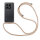 Handykett für Xiaomi 14T Pro Hülle mit Kordel Handyhülle mit Band in Beige / Braun