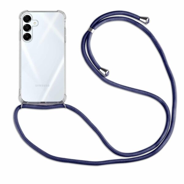 Handykette für Samsung Galaxy A16 Handyhülle mit Band Hülle in Blau